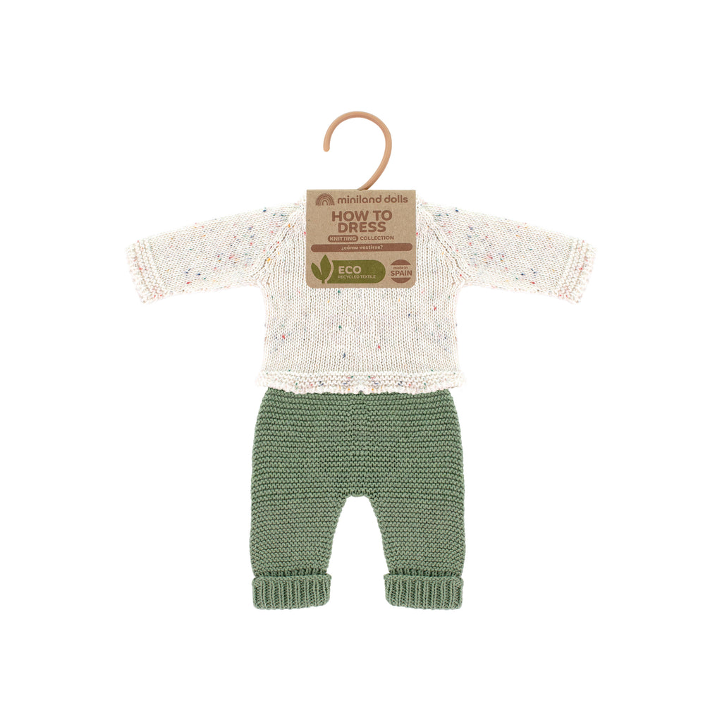 Preemie Baby Sweater & Trousers Outfit Set (12-13")