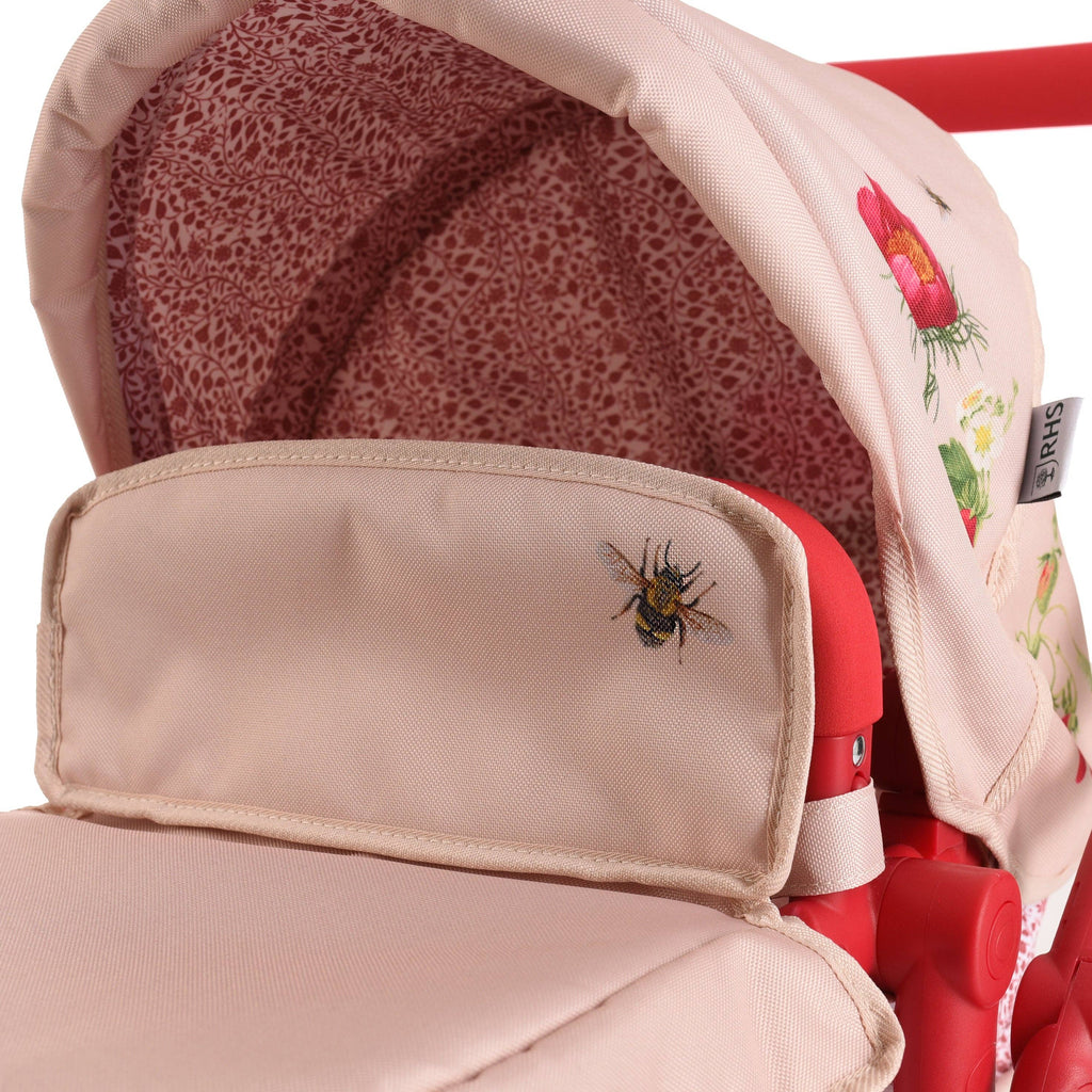 Roma RHS Twin Dolls Pram - Flora Collection