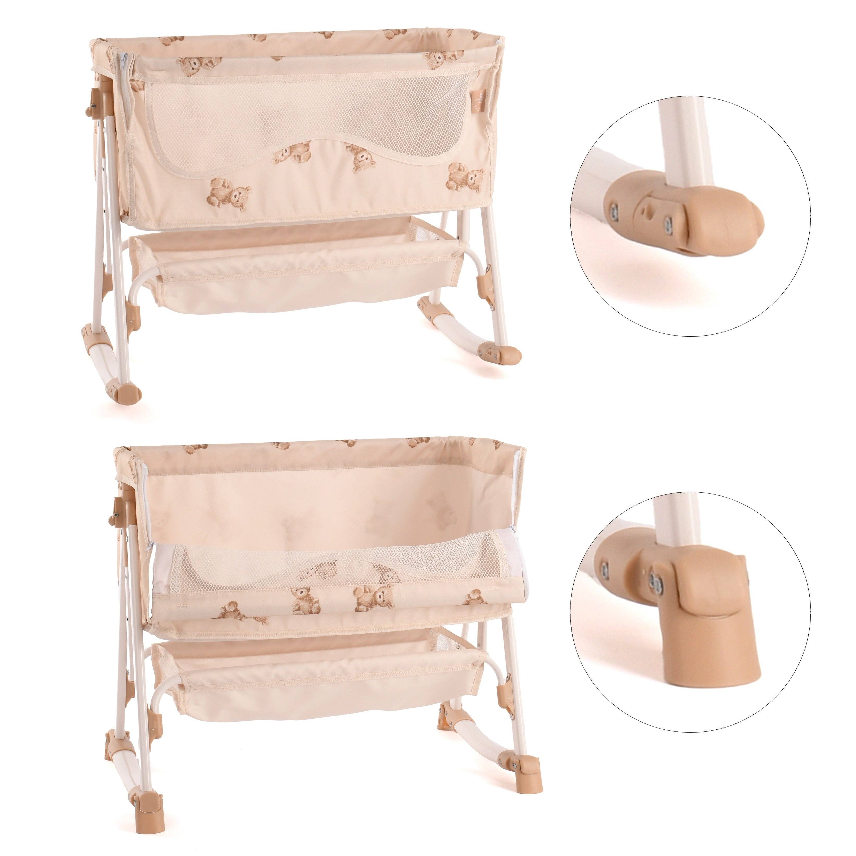 Roma Doll Bedside Crib - Teddy Bear Collection