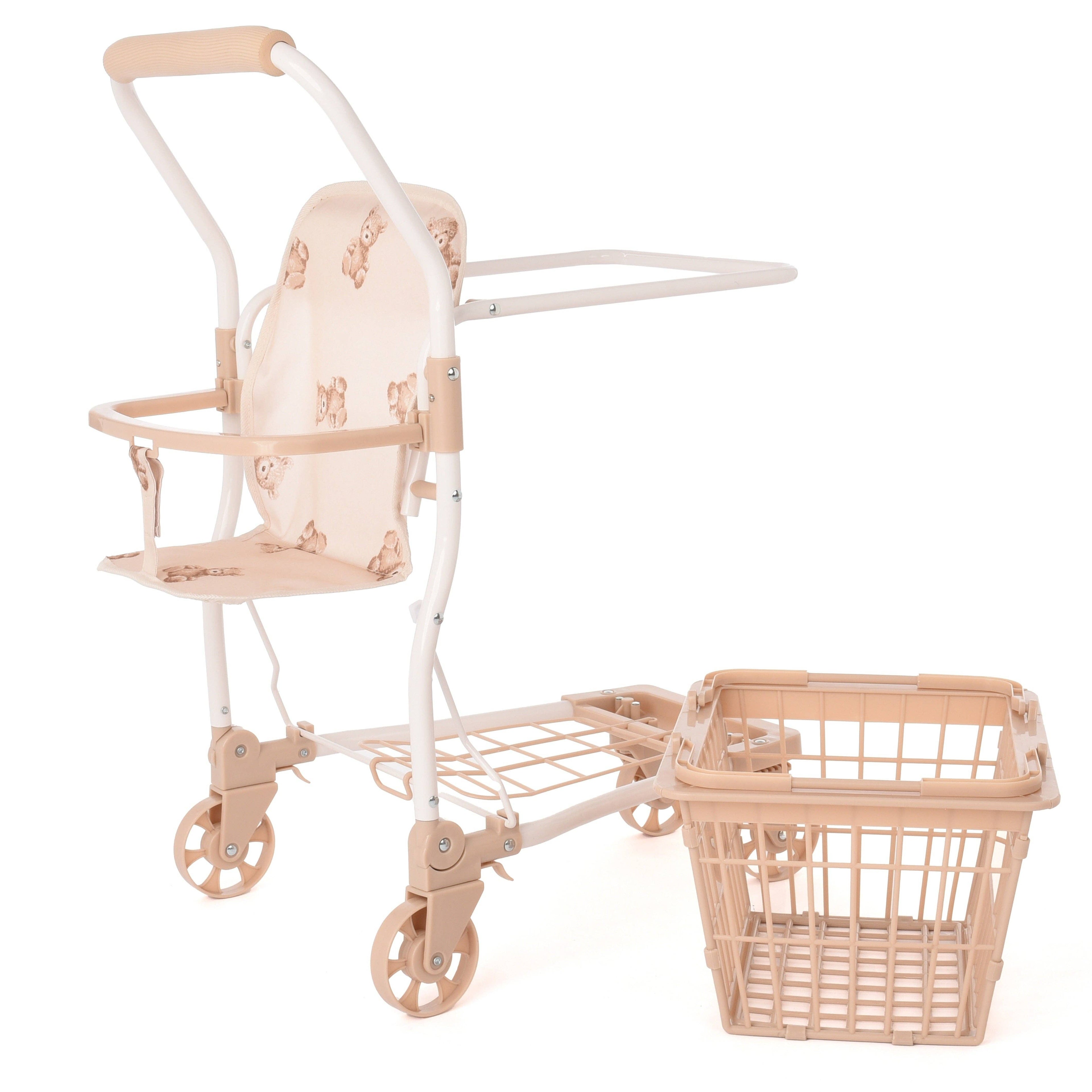 Roma Doll Shopping Trolley - Teddy Bear Collection
