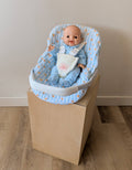 Tiny Harlow Doll Car Seat Capsule - Blue Ducky | Reborn & Silicone Doll Carrier