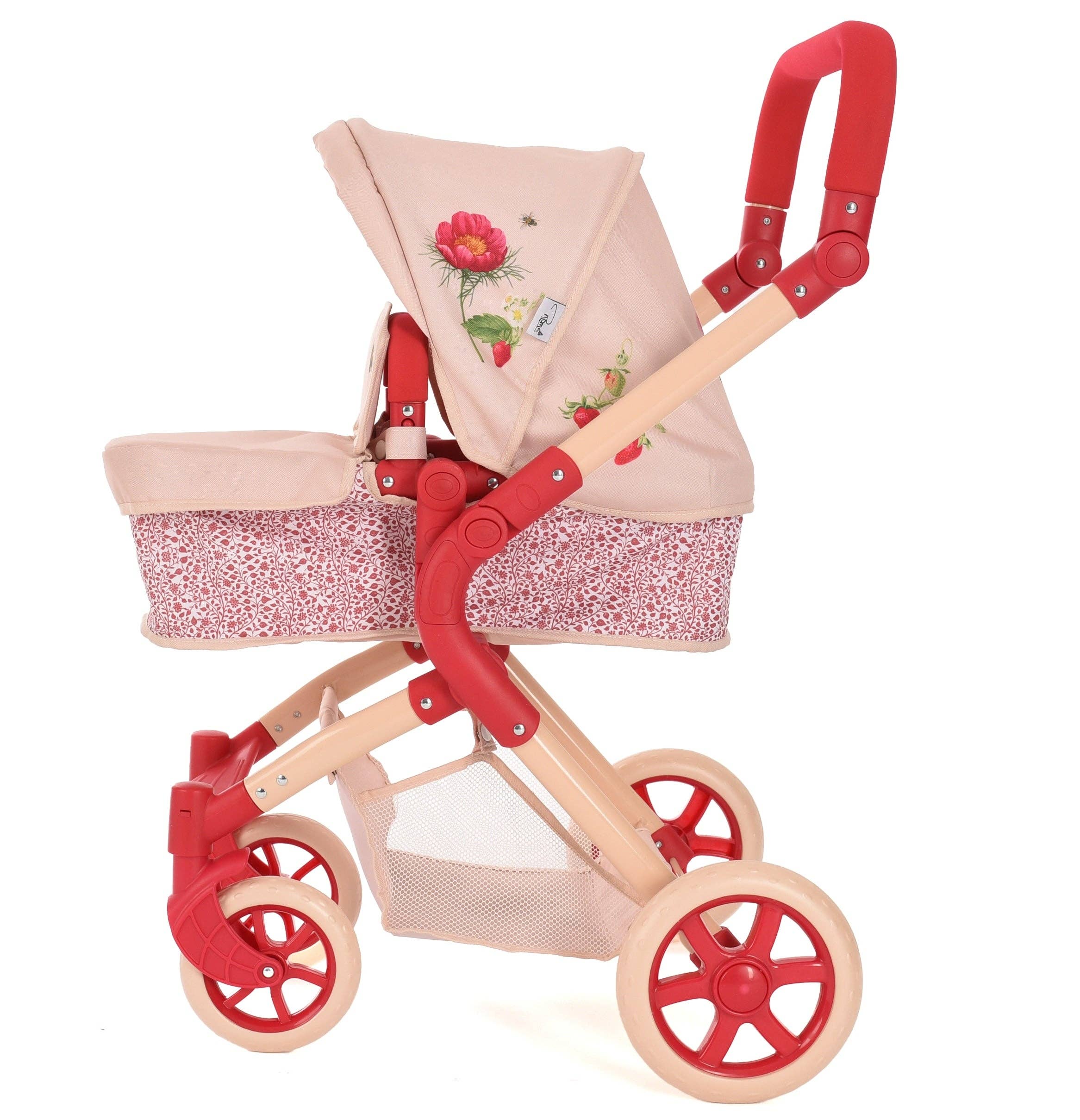 Roma RHS Single Doll Pram - Flora Collection