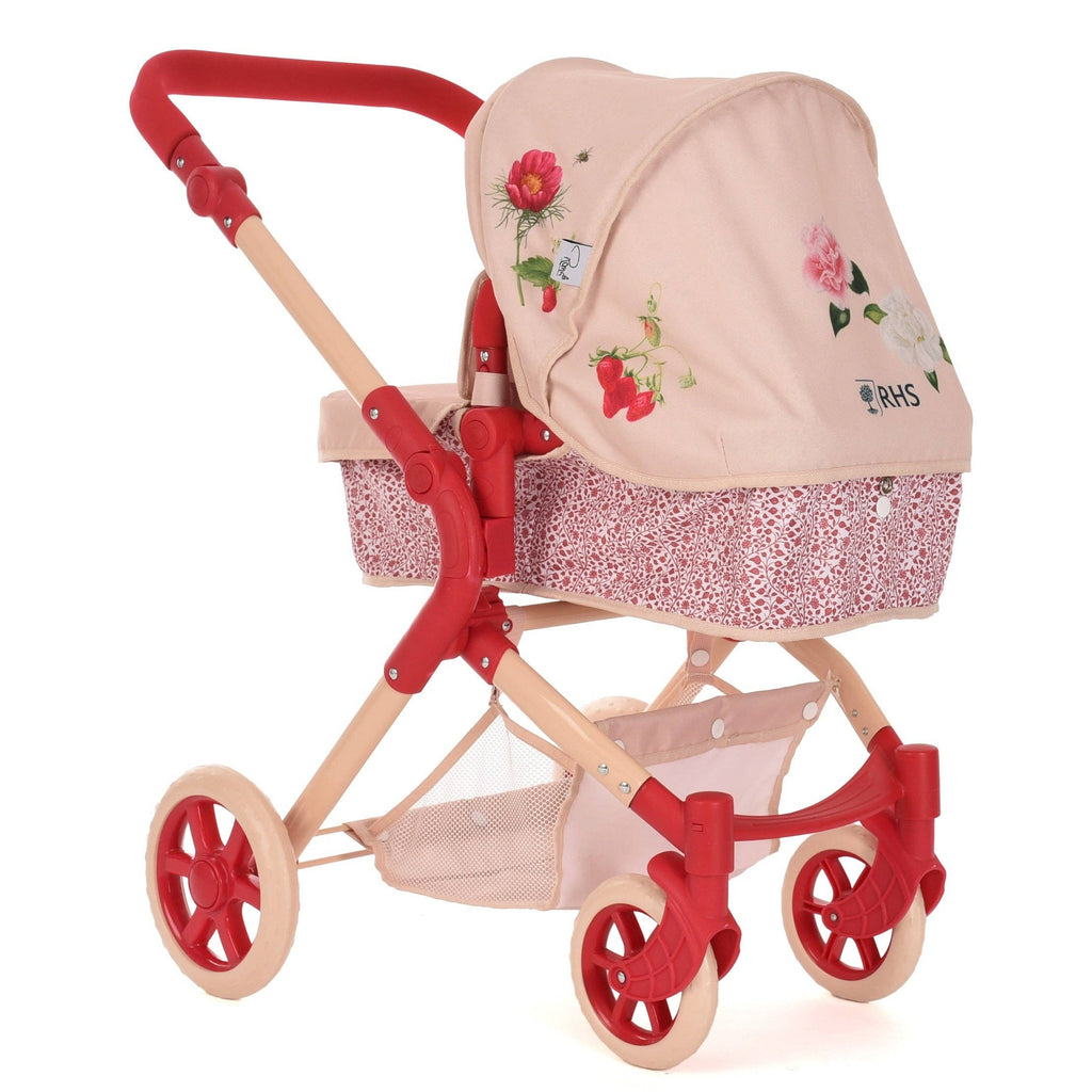 Roma RHS Single Doll Pram - Flora Collection