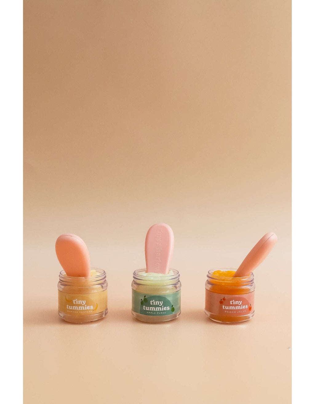 Tiny Tummies Apple Jelly Jar & Magic Spoon | Doll Feeding Playset for Reborn & Silicone Dolls