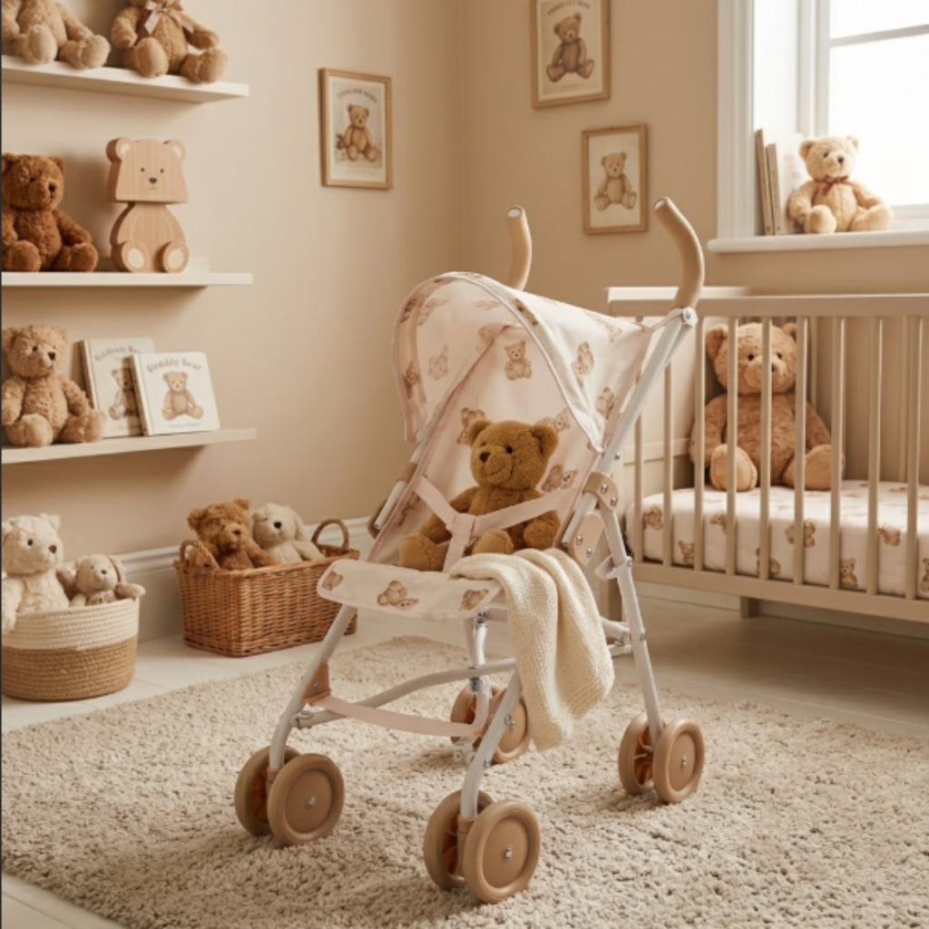 Roma XL Umbrella Doll Buggy - Teddy Bear Collection