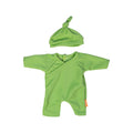 Preemie Baby Pajamas with Hat (12-13") - Green