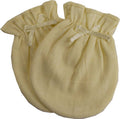 Yellow Baby Mittens | Soft 100% Cotton No-Scratch Infant Mittens for Newborns & Reborn Dolls