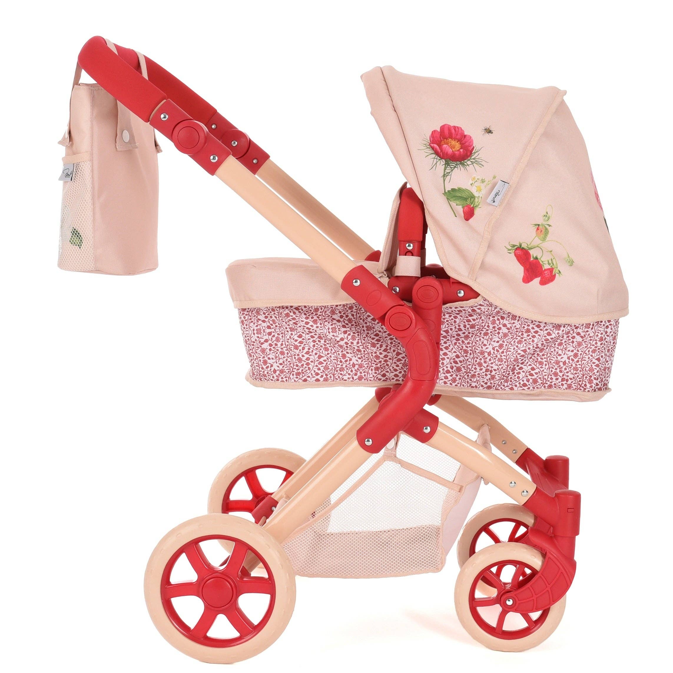 Roma RHS Single Doll Pram - Flora Collection