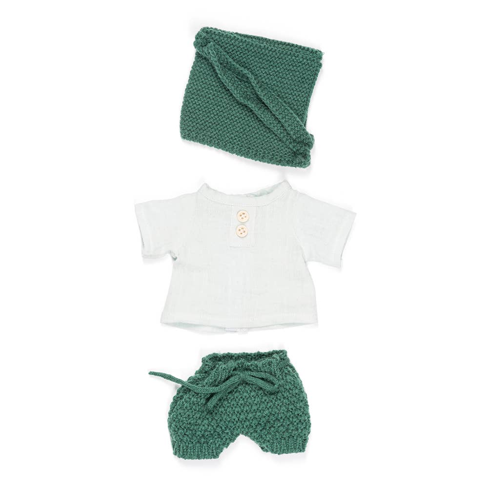 Preemie Baby Forest Outfit (12-13") - Boy
