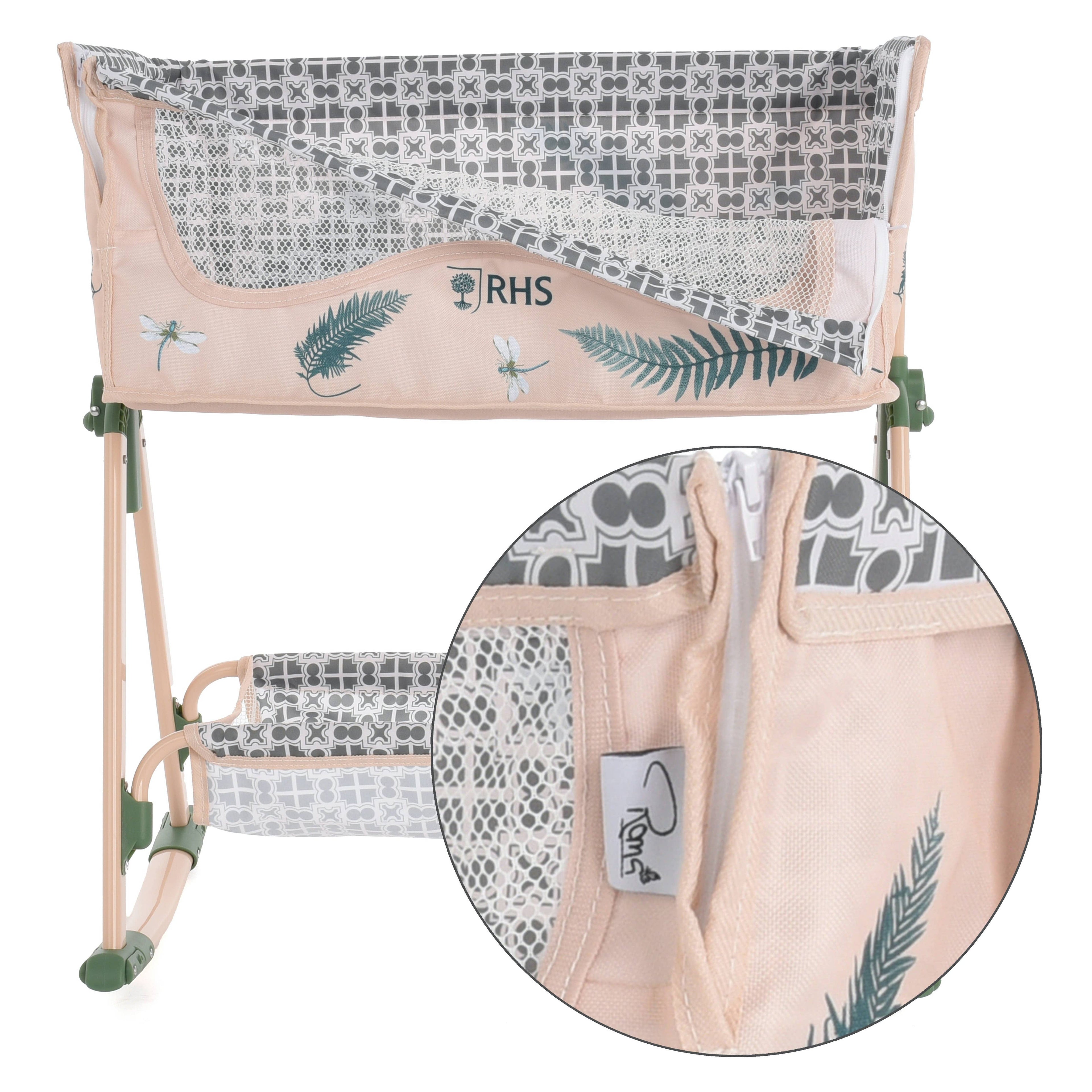 Roma RHS Doll Bedside Crib - Fern Collection