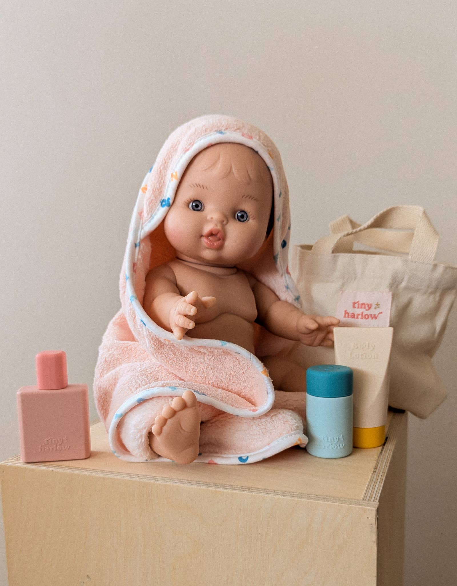 Tiny Harlow Doll Bath Time Set | Reborn & Silicone Doll Bath Accessories