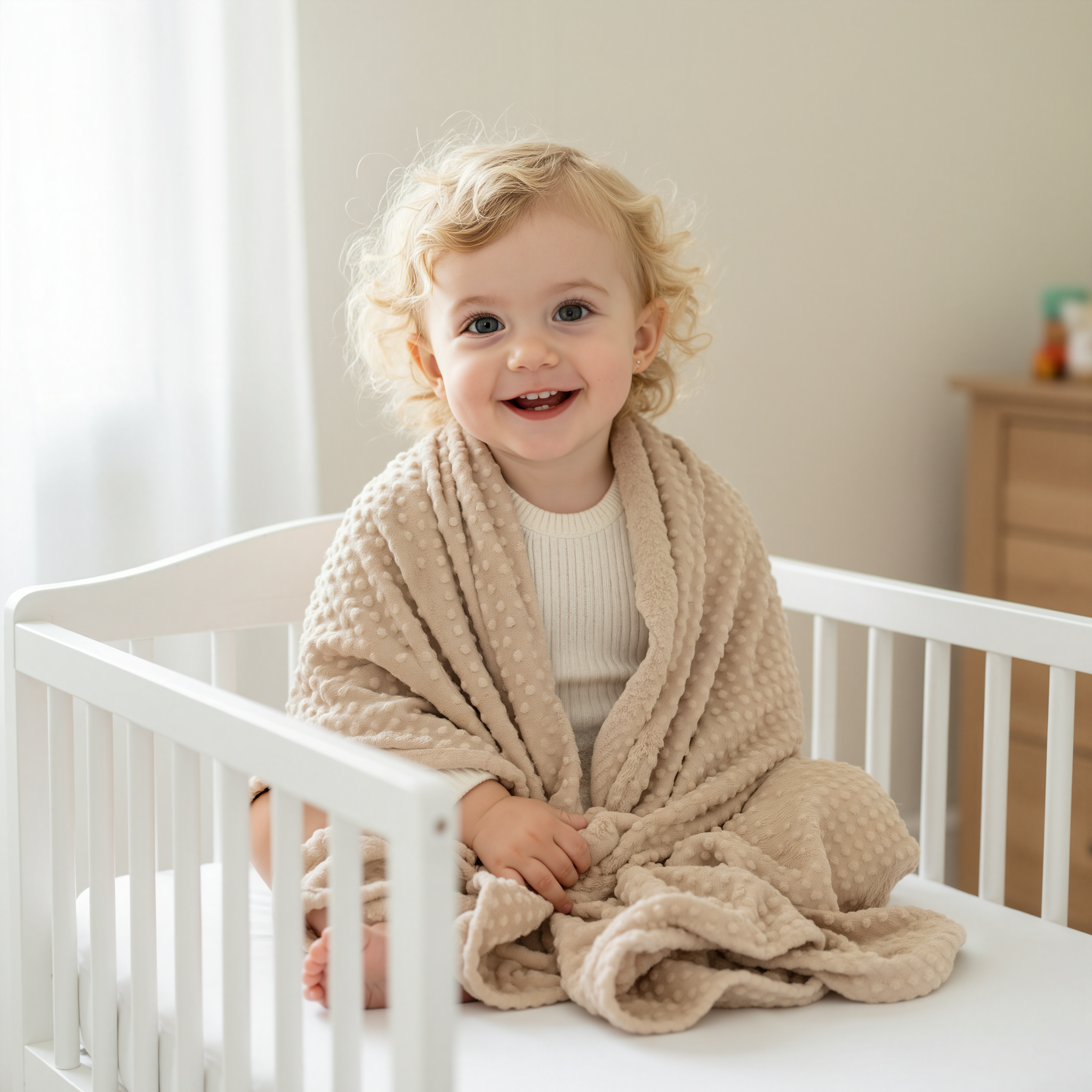 Pink Sleepy Bear Baby Blanket & Neck Pillow Set