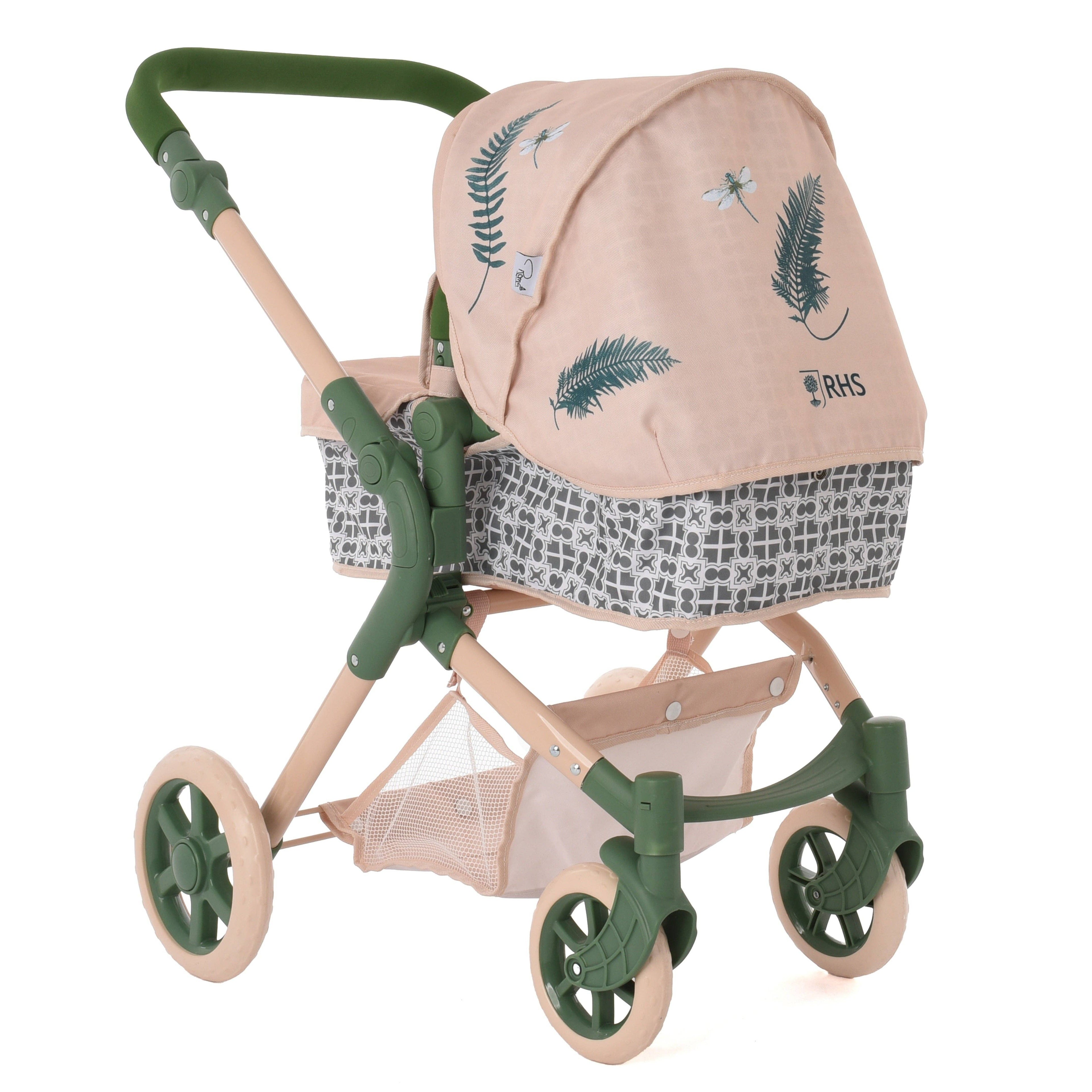 Roma RHS Single Doll Pram - Fern Collection