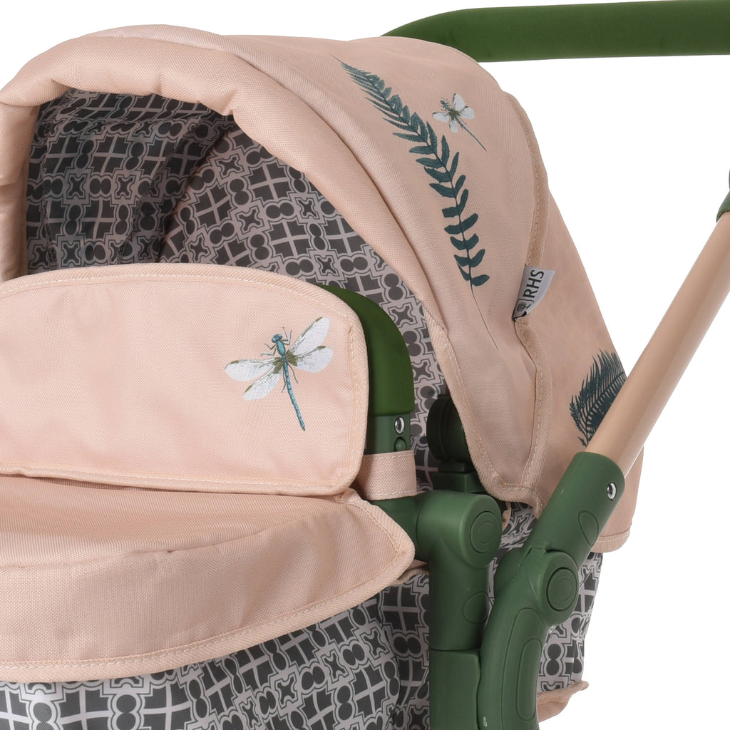 Roma RHS Twin Dolls Pram - Fern Collection