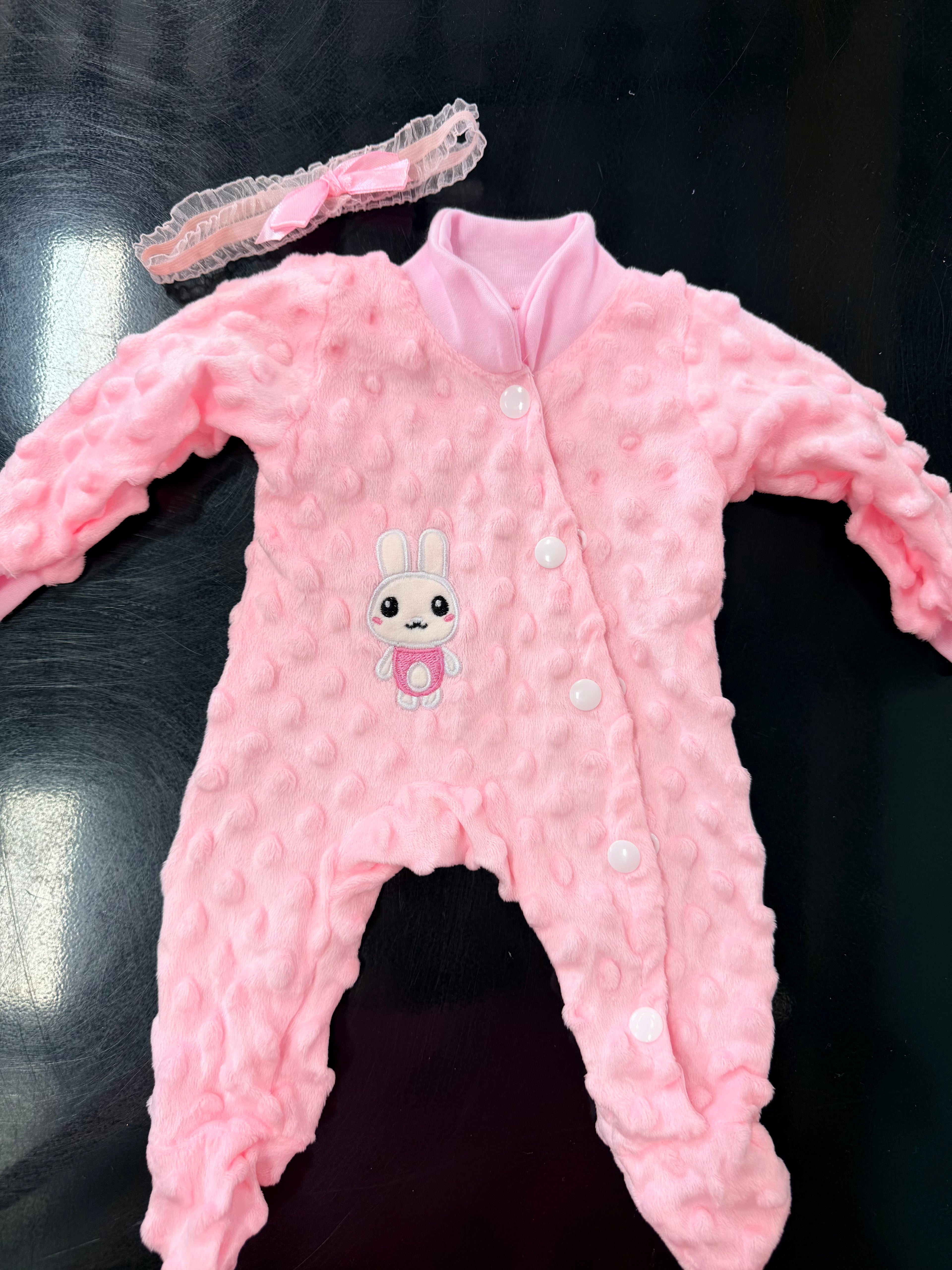 Pink Sleeper with Hairbow