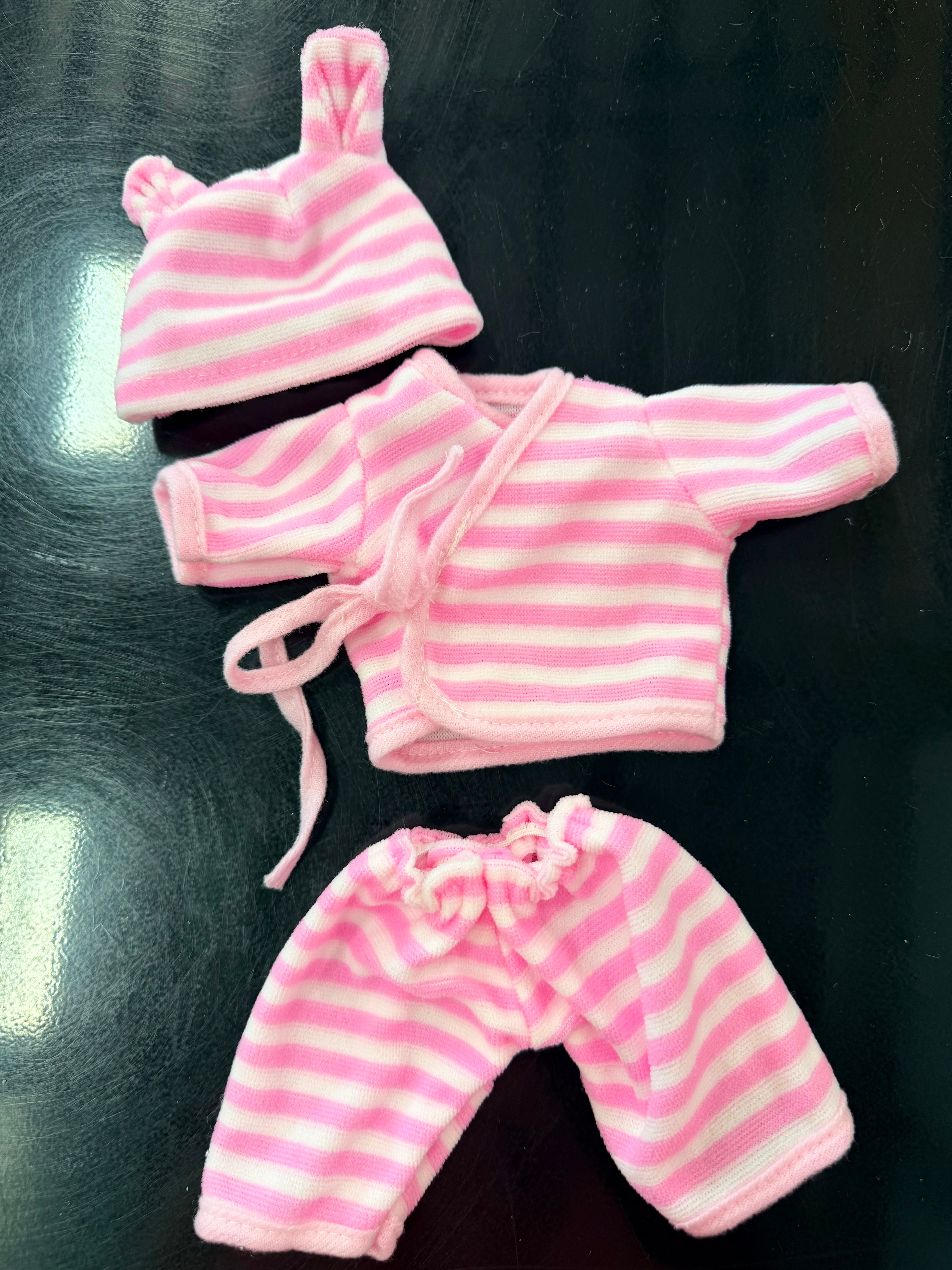 3-Piece Terry Cloth Top, Bloomers & Hat Set