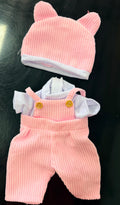 Pink Overall & Hat Set