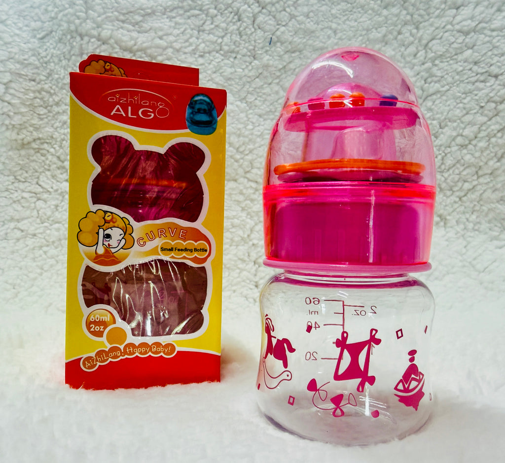 Reborn Baby Doll Bottle | 2oz No-Hole Nipple Feeding Bottle