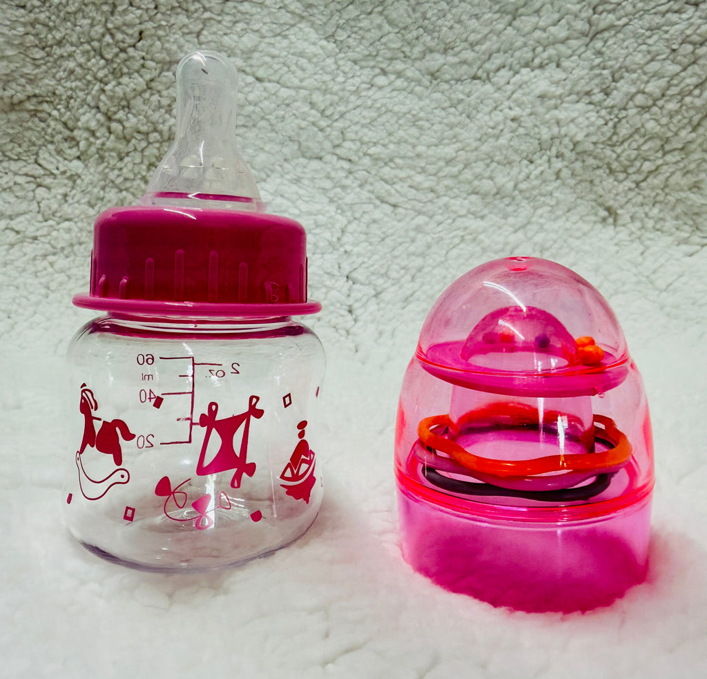 Reborn Baby Doll Bottle | 2oz No-Hole Nipple Feeding Bottle
