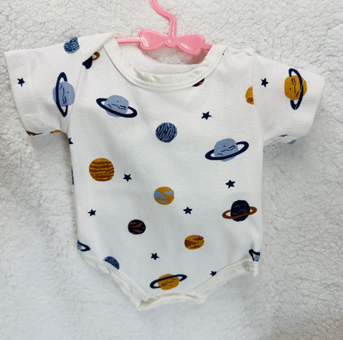 3-Piece Reborn Doll Onesie Set | Onesie, Headband & Mittens for Silicone & Reborn Babies