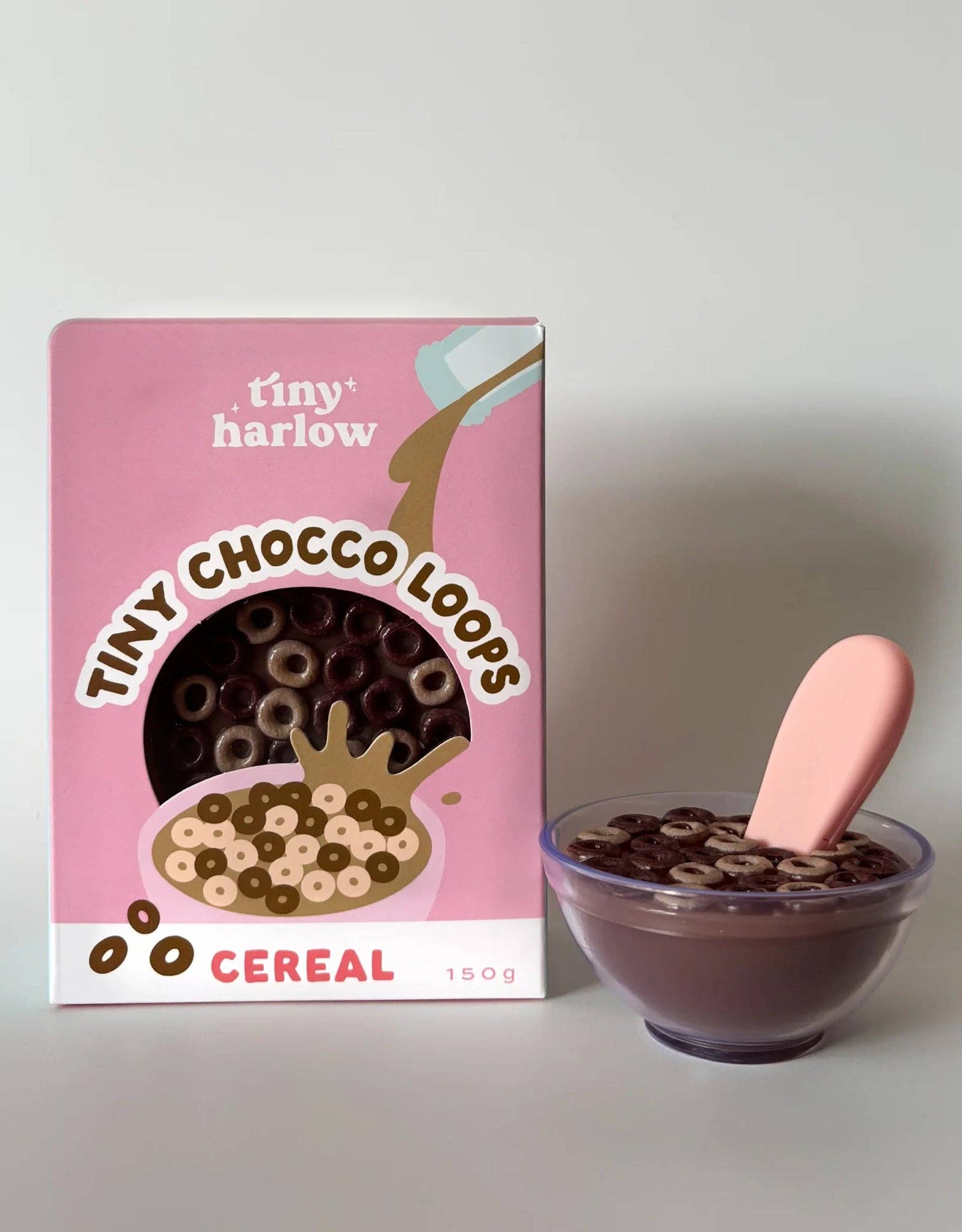 Tiny Tummies Chocco Loops Cereal Bowl | Magical Doll Breakfast Playset