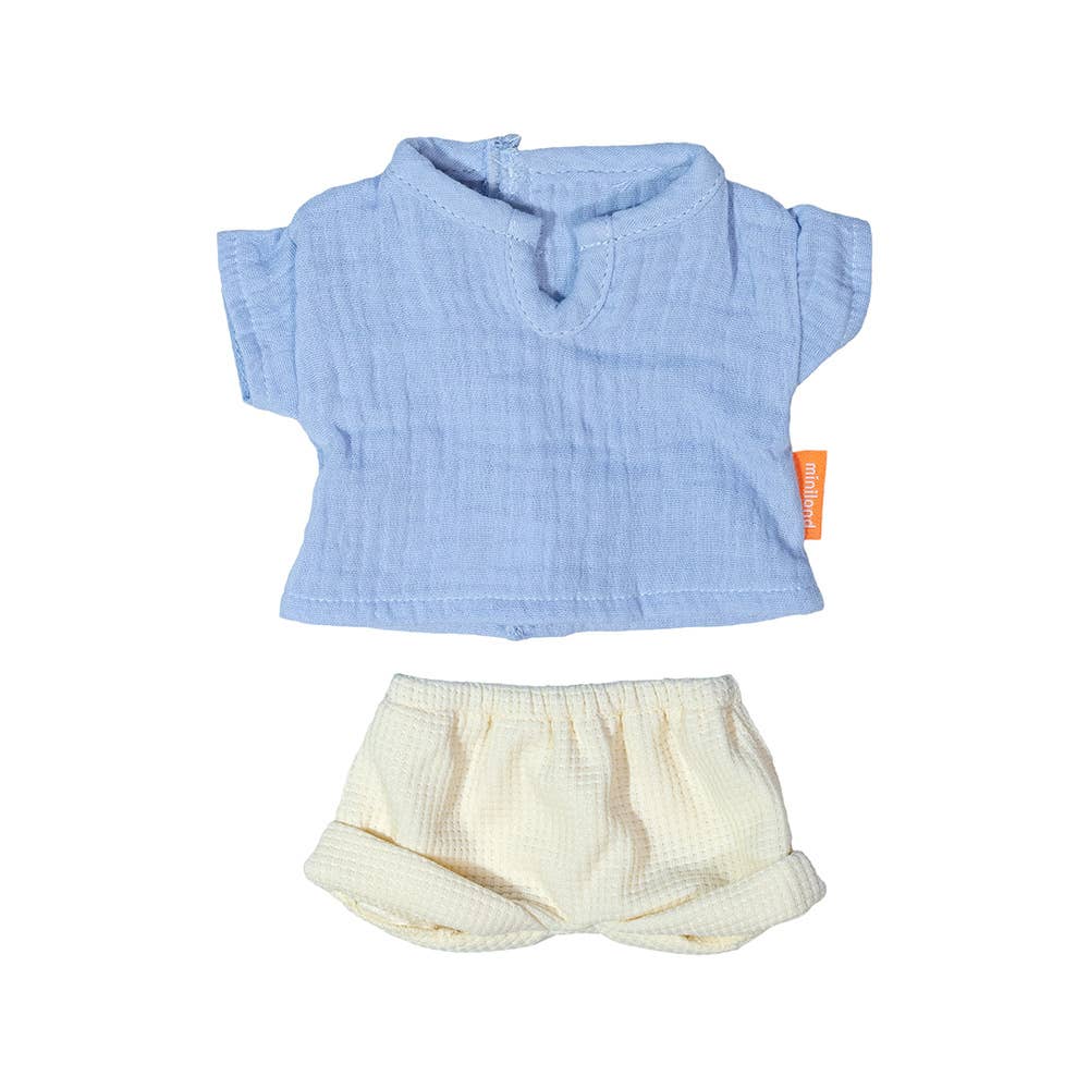 Overalls & Blouse Outfit Set