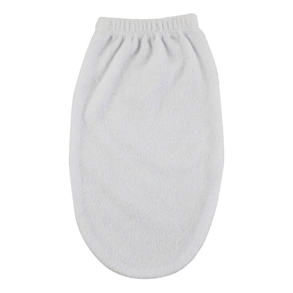 Reborn Doll Washcloth Mitten | Soft White Cotton Terry Wash Mitt for Silicone & Reborn Baby Dolls
