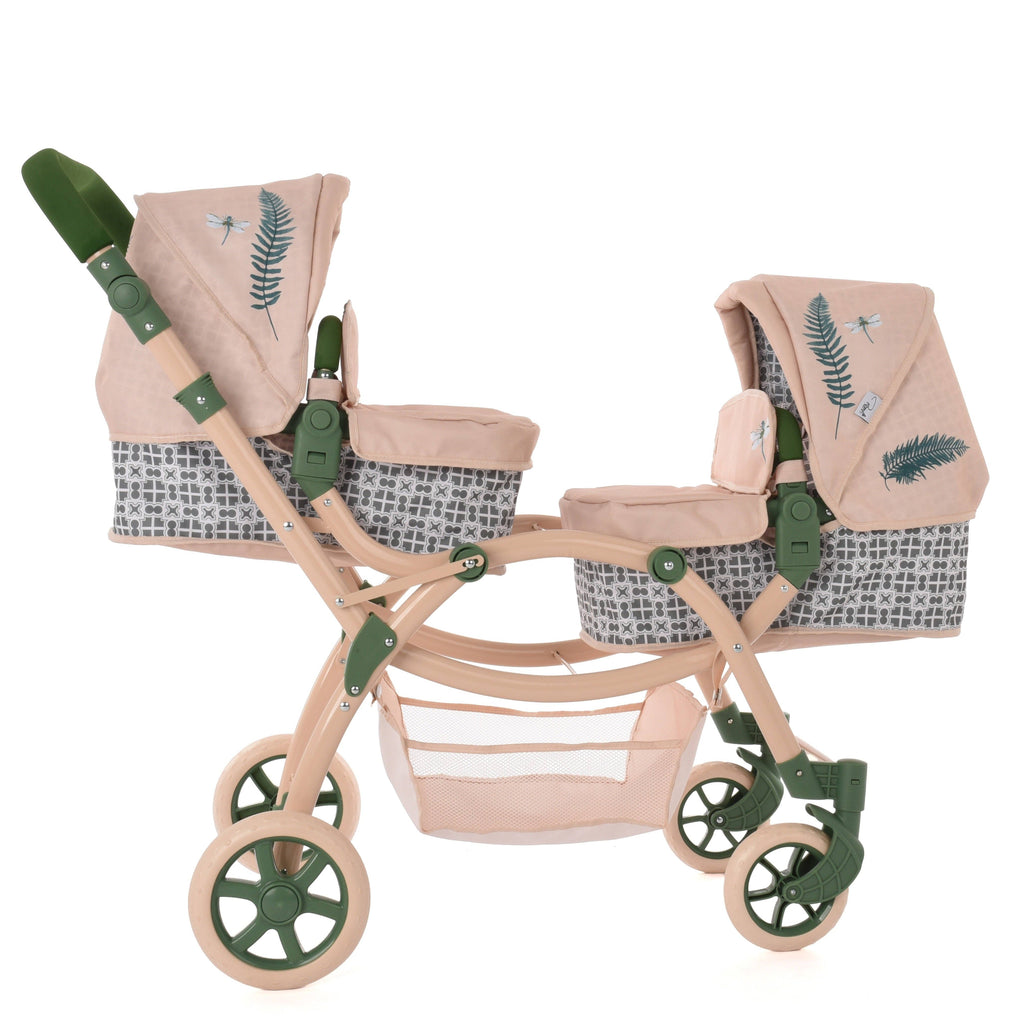 Roma RHS Twin Dolls Pram - Fern Collection