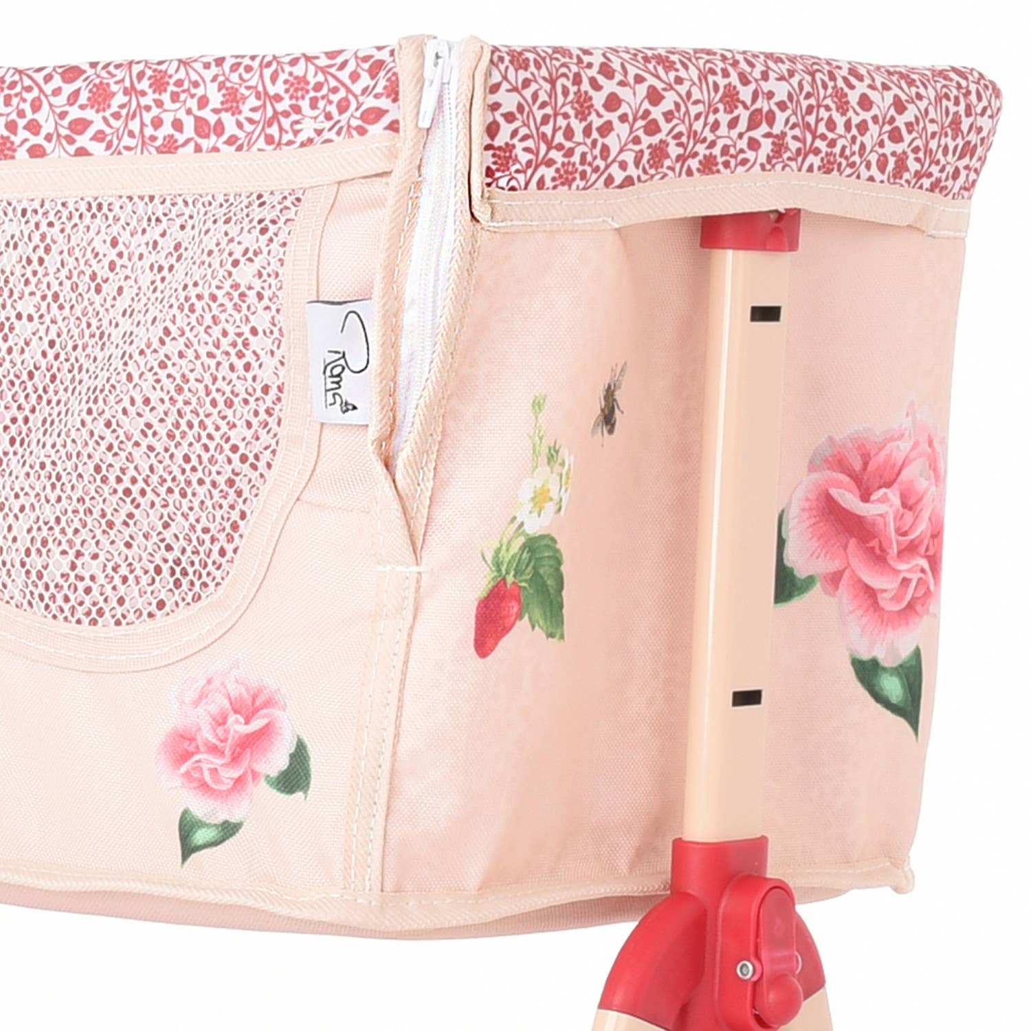 Roma RHS Doll Bedside Crib - Flora Collection
