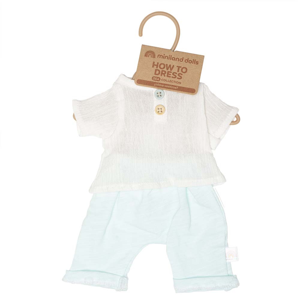 Small Full-Size Baby Sea Outfit Set (14-16") - Boy