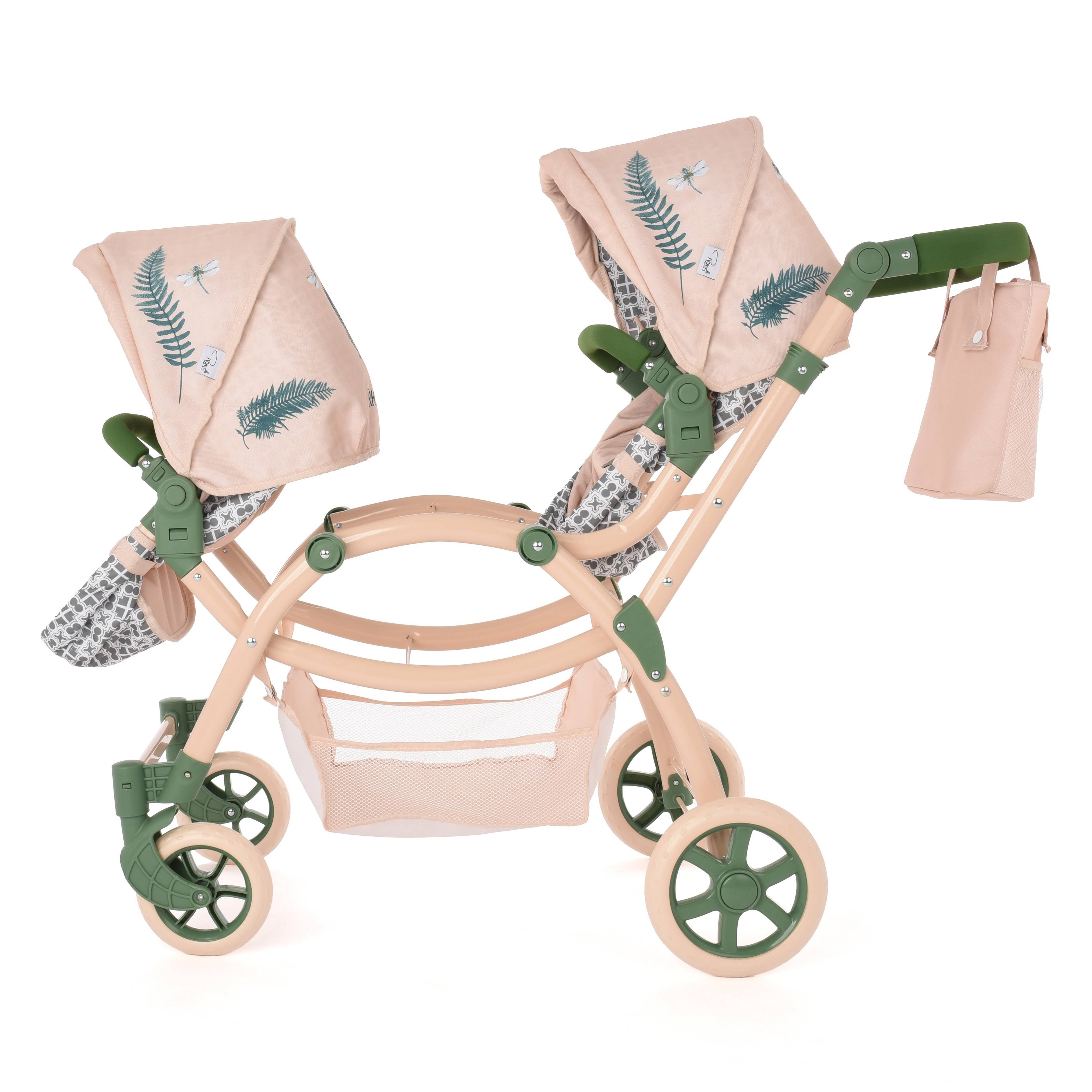 Roma RHS Twin Dolls Pram - Fern Collection