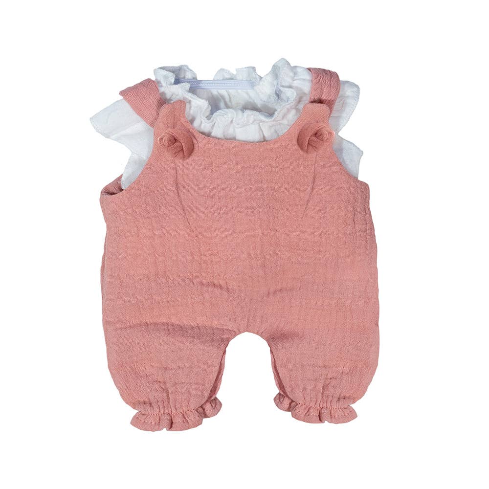 Overalls & Blouse Outfit Set