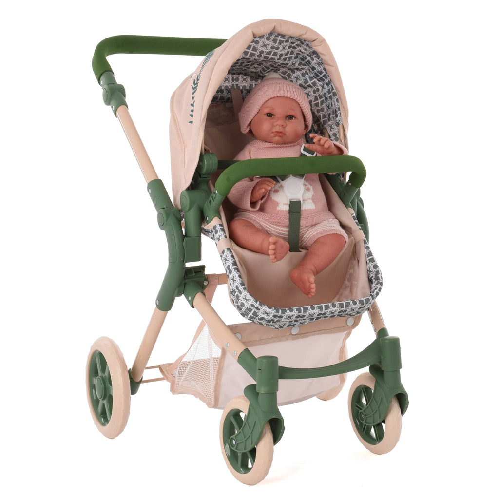 Roma RHS Single Doll Pram - Fern Collection