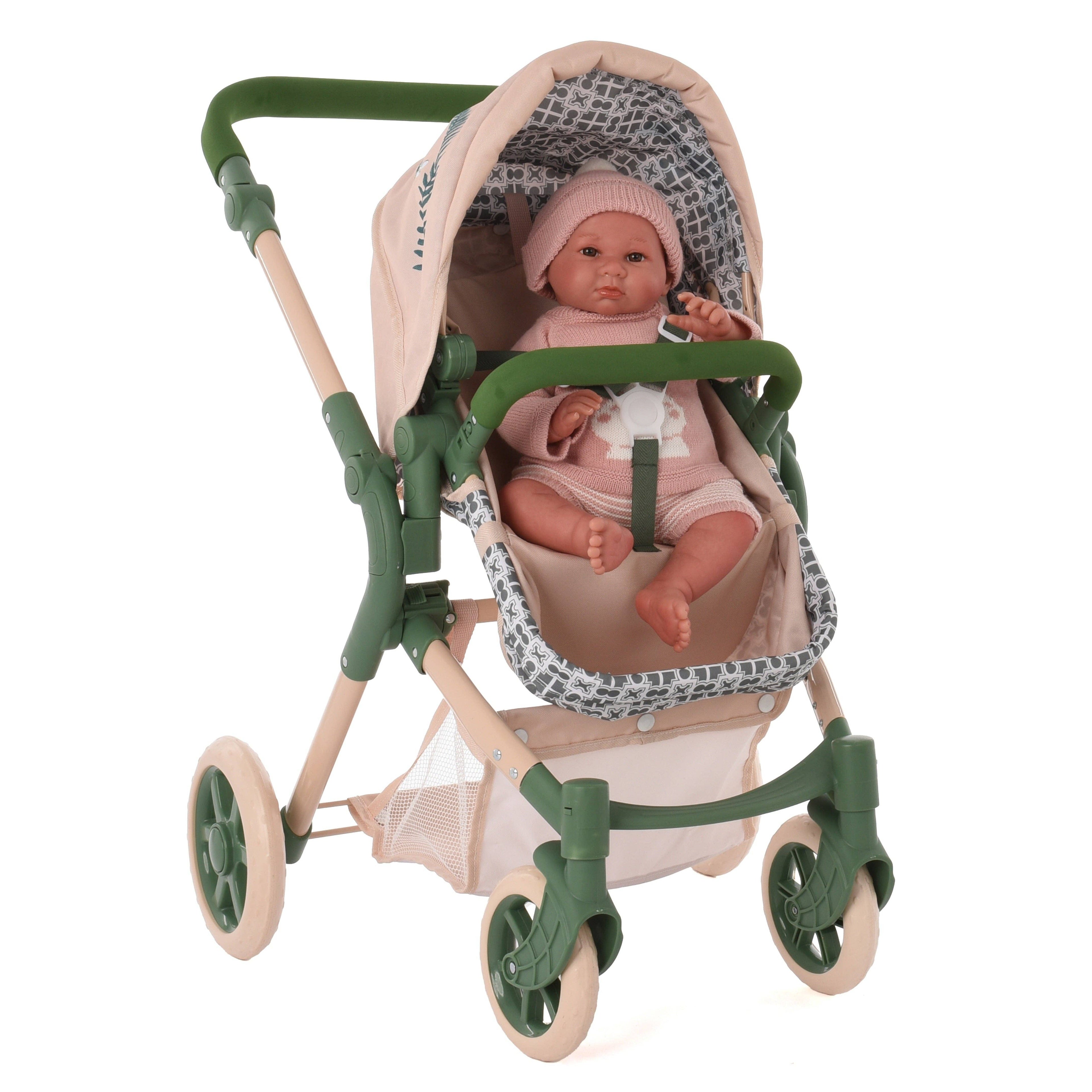 Roma RHS Single Doll Pram - Fern Collection