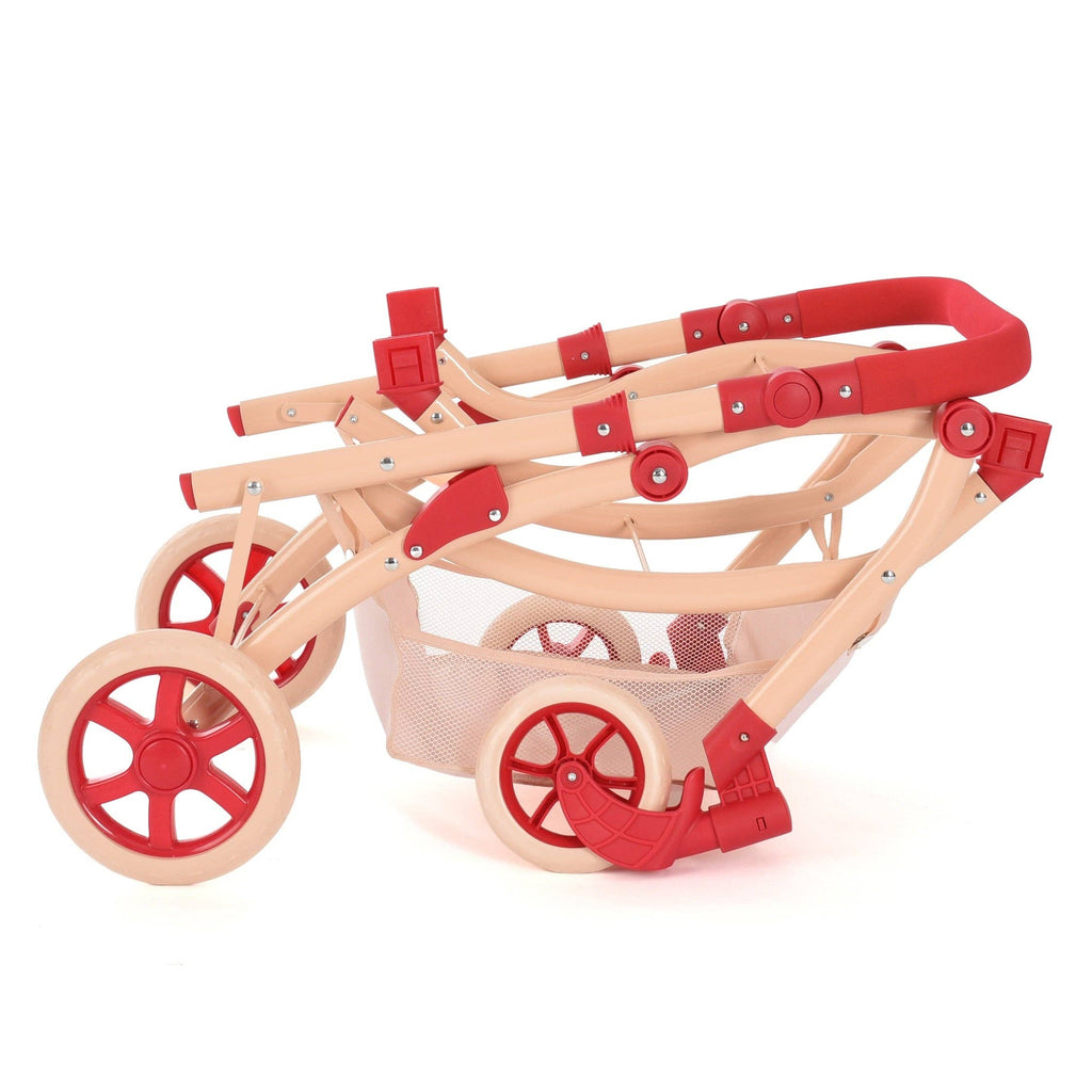 Roma RHS Twin Dolls Pram - Flora Collection