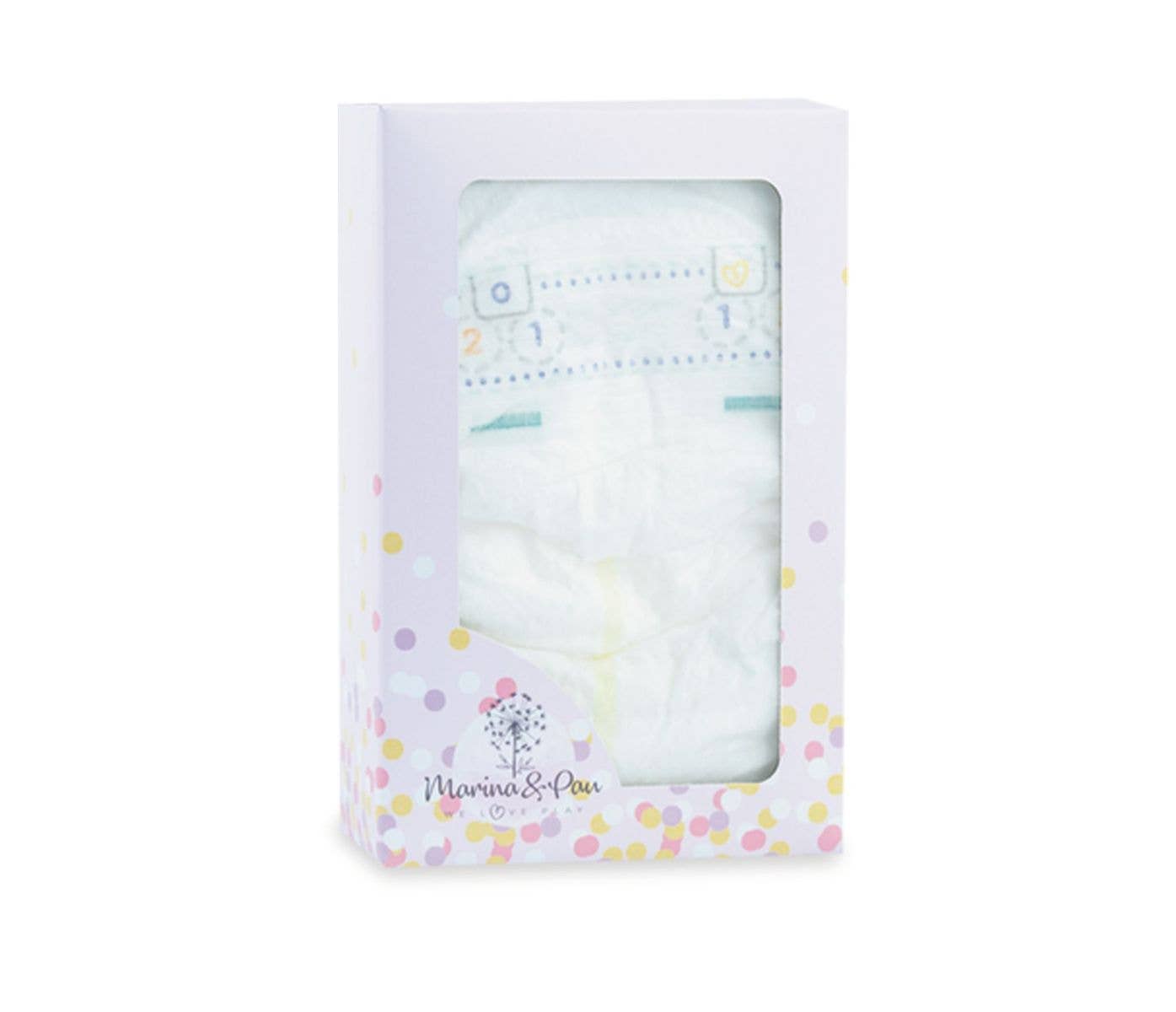 Reborn Doll Diapers | 3-Pack Realistic Diapers for Silicone & Reborn Baby Dolls