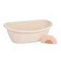 Reborn Doll Bathtub & Rainbow Sponge Set | Eco-Friendly Bioplastic Baby Doll Bath Tub for Dolls Up to 20"