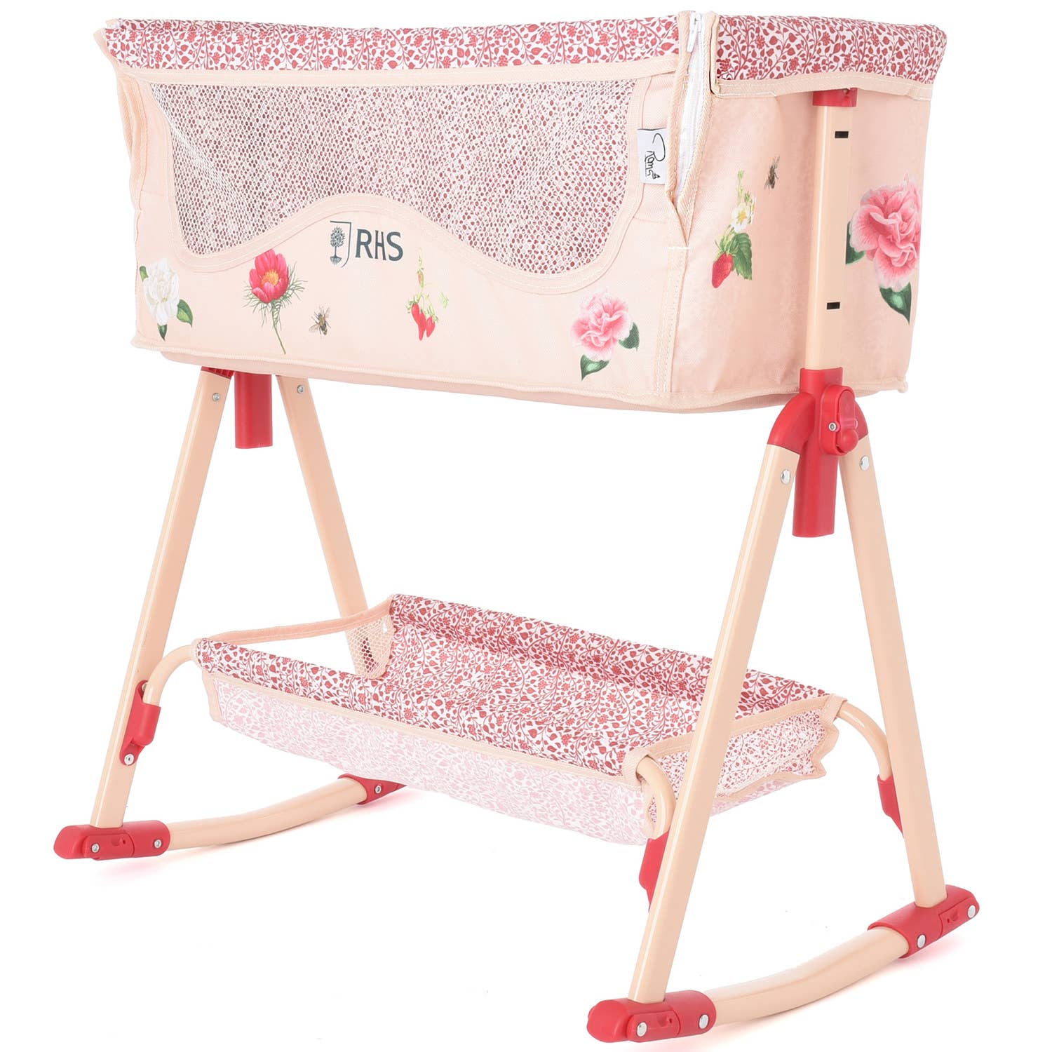 Roma RHS Doll Bedside Crib - Flora Collection