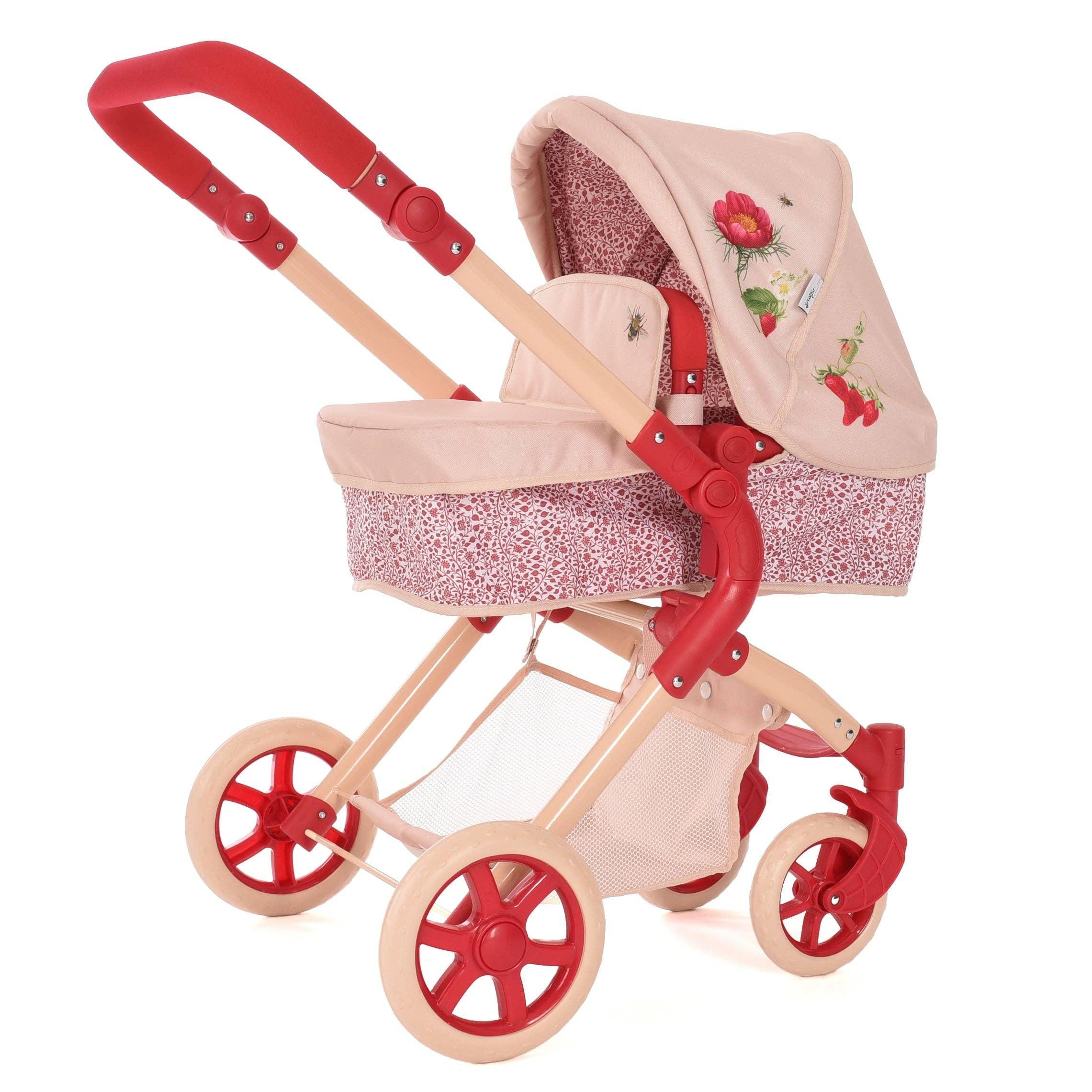 Roma RHS Single Doll Pram - Flora Collection