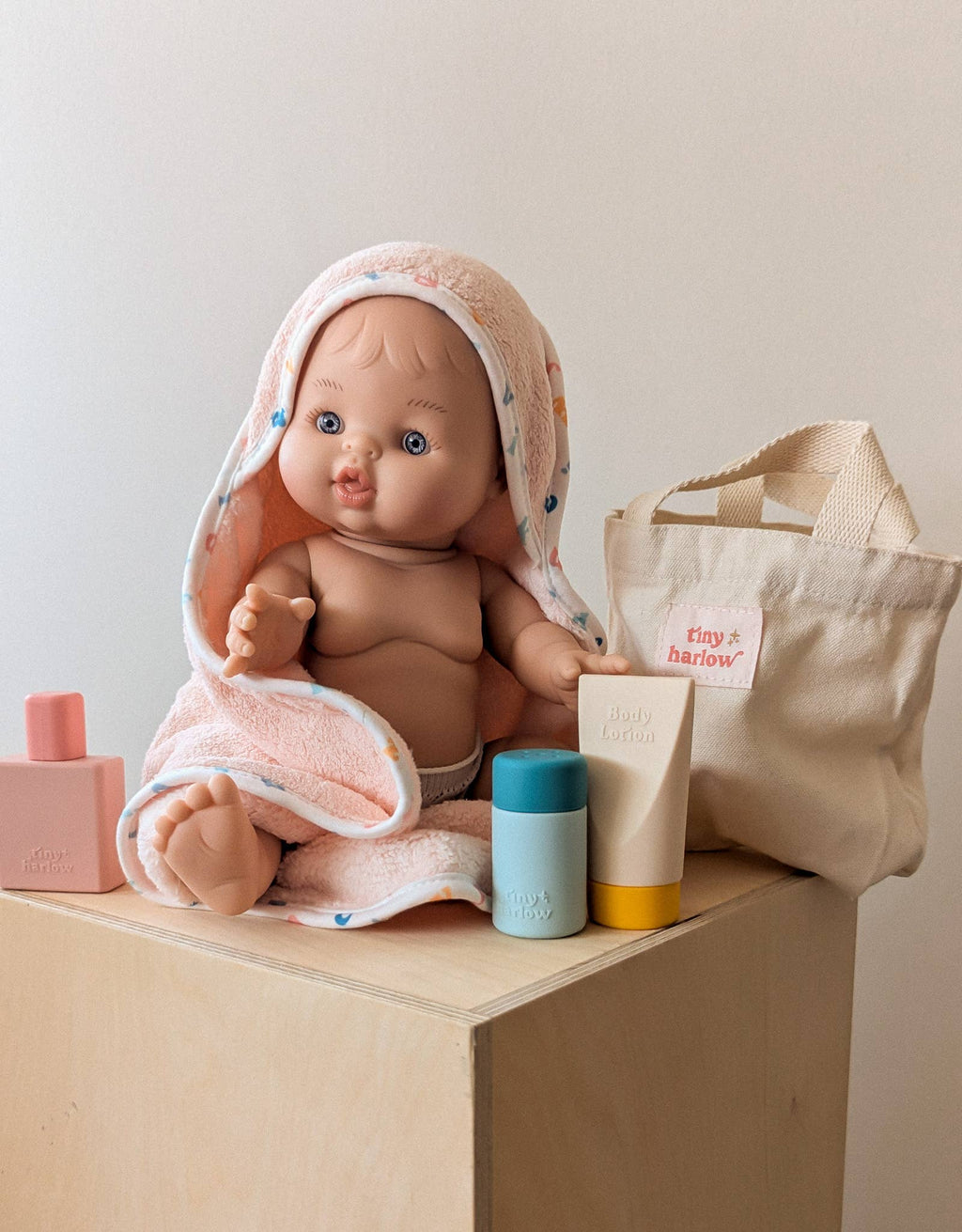 Tiny Harlow Doll Bath Time Set | Reborn & Silicone Doll Bath Accessories