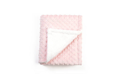 Blue Sleepy Bear Baby Blanket & Neck Pillow Set
