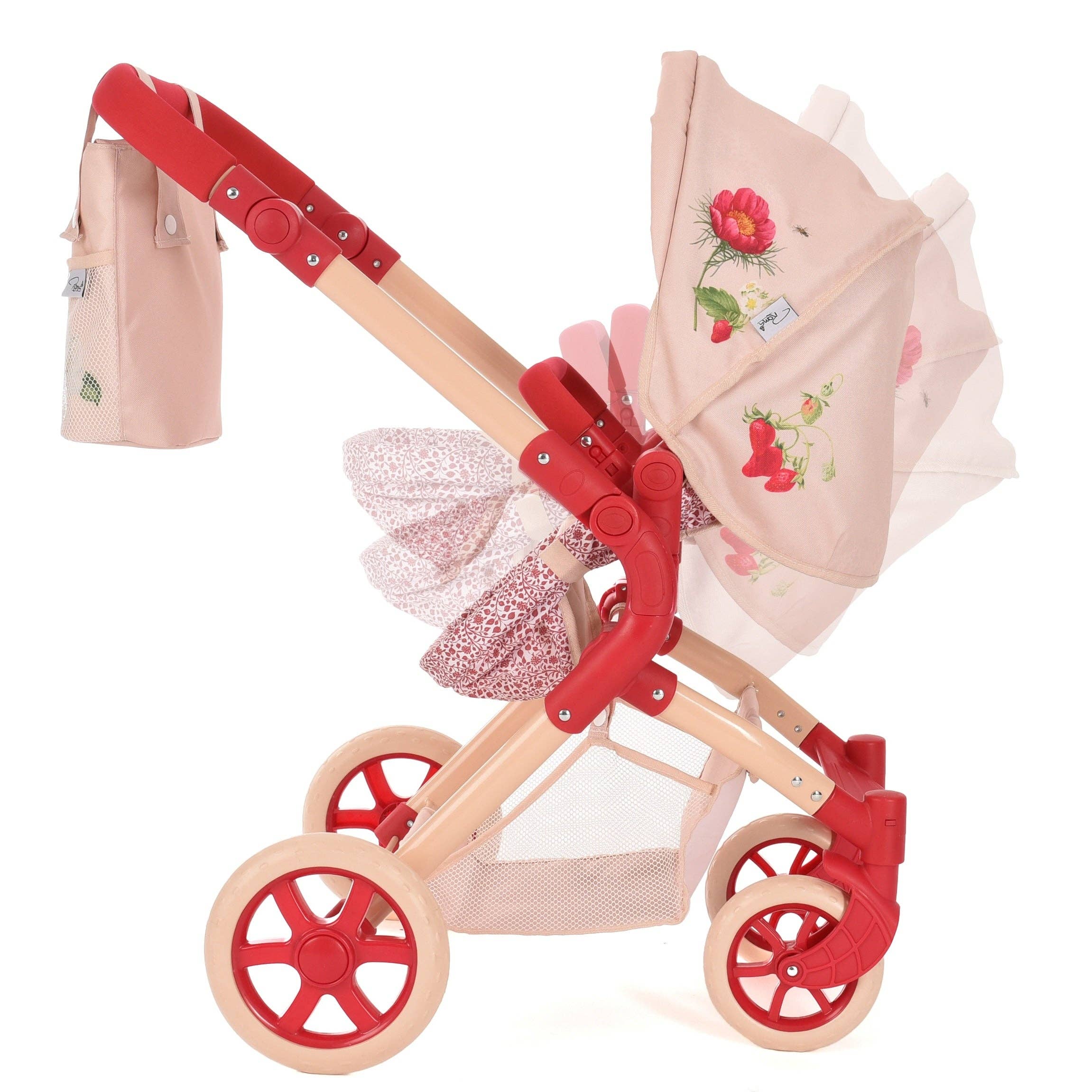 Roma RHS Single Doll Pram - Flora Collection