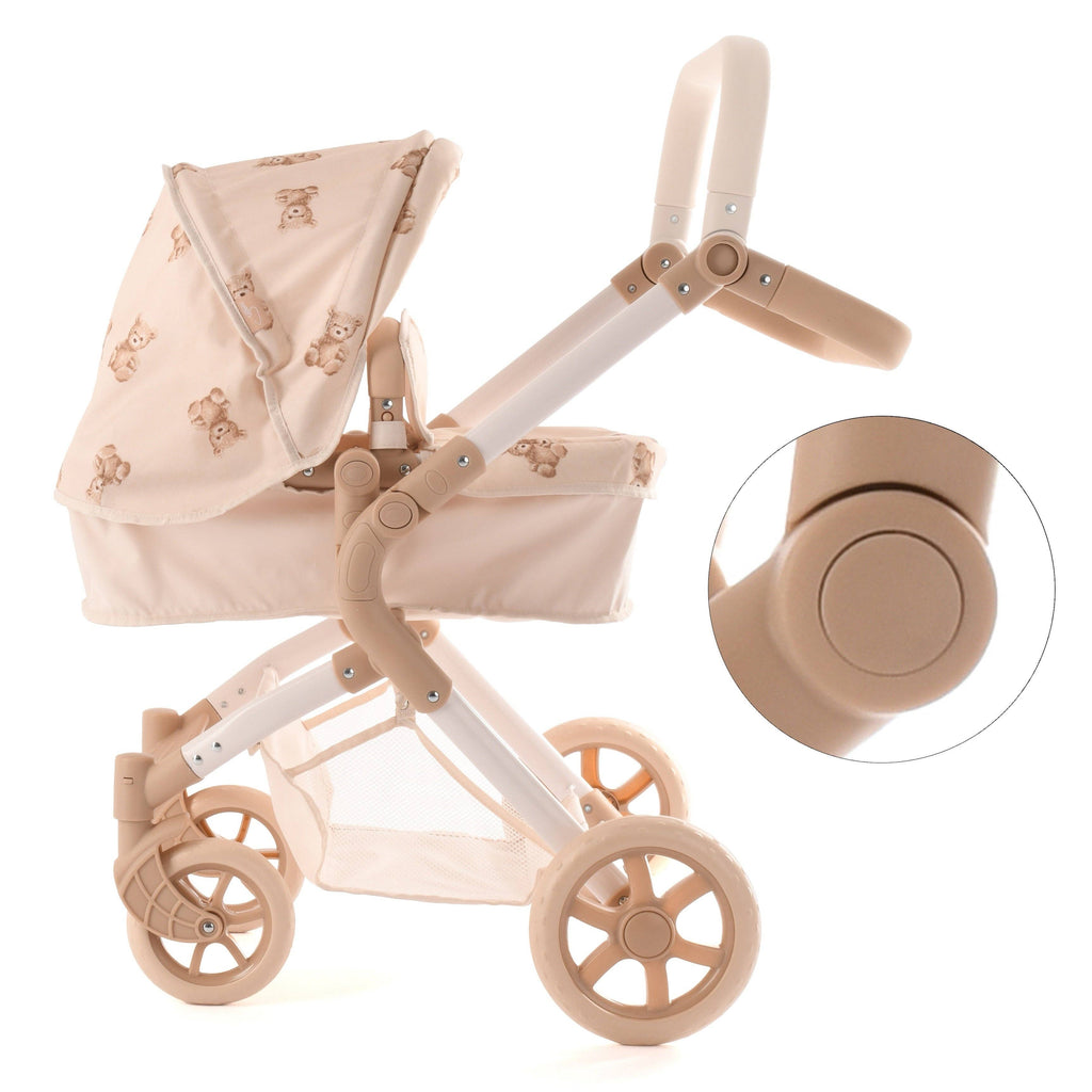 Roma Single Doll Pram - Teddy Bear Collection