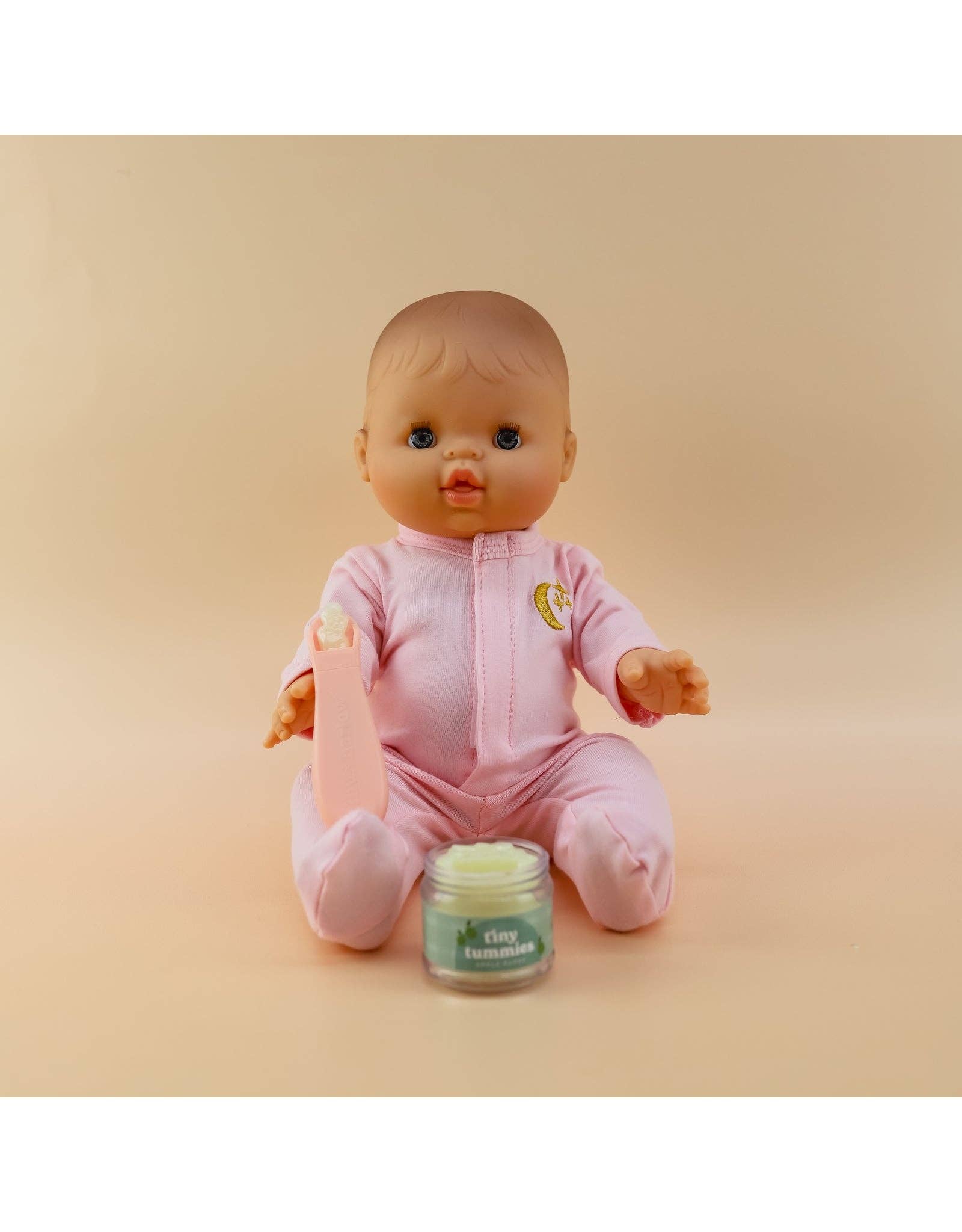 Tiny Tummies Banana Jelly Jar & Magic Spoon | Doll Feeding Playset for Reborn & Silicone Dolls
