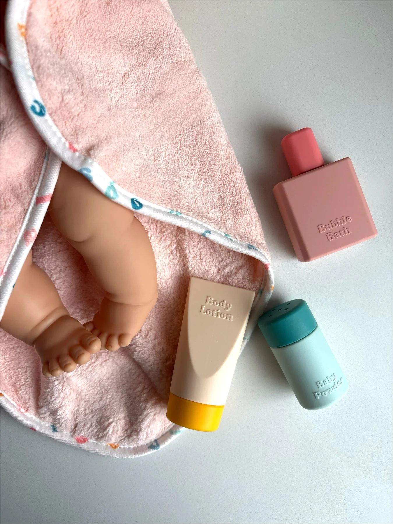 Tiny Harlow Doll Bath Time Set | Reborn & Silicone Doll Bath Accessories