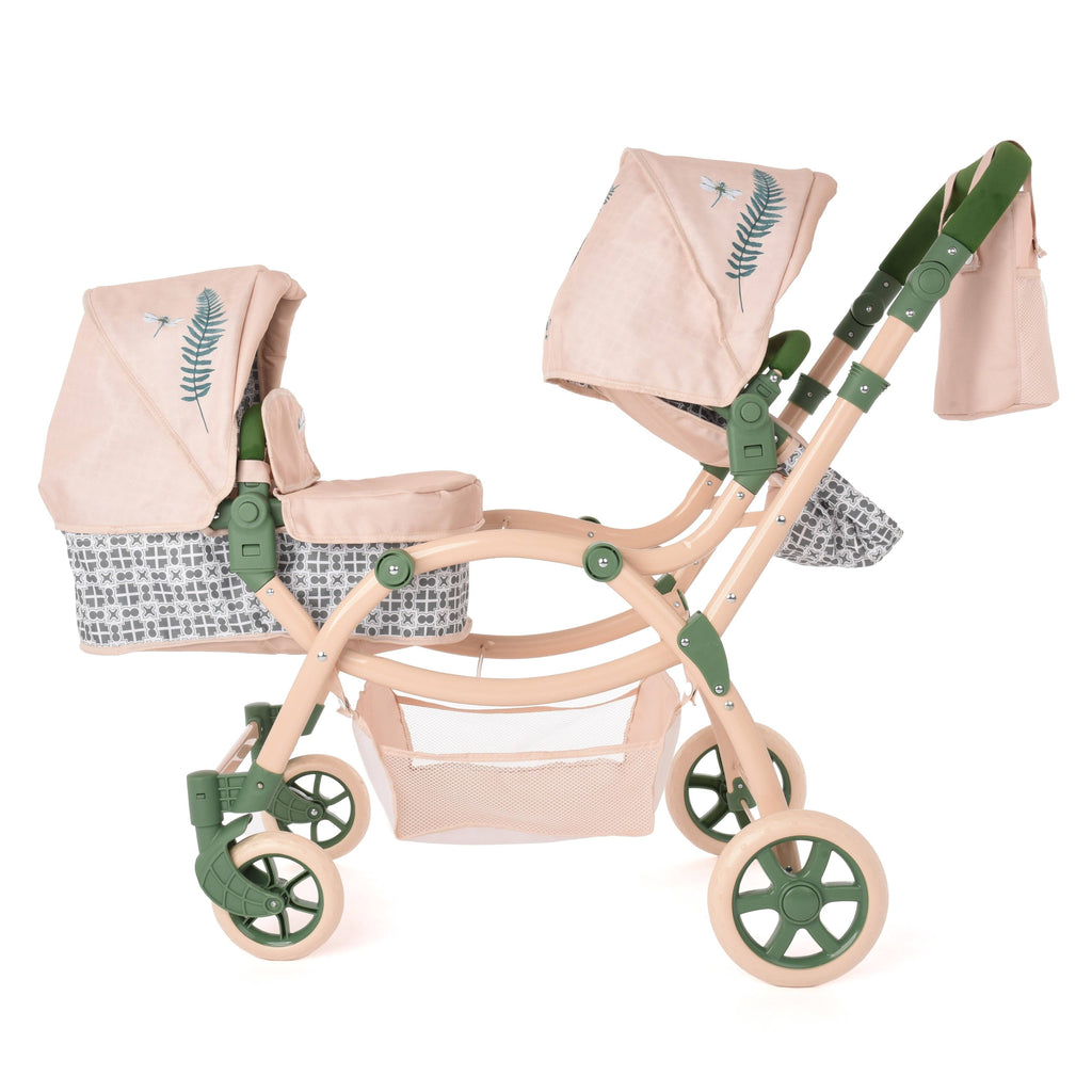 Roma RHS Twin Dolls Pram - Fern Collection
