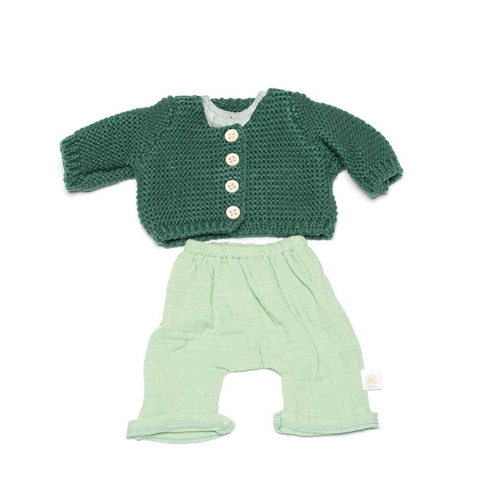Small Full-Size Baby Forest Outfit Set (14-16") - Boy